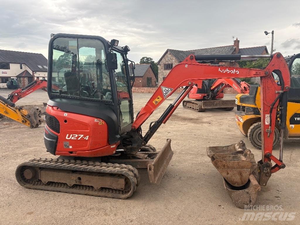 Kubota U 27-4 Міні-екскаватори < 7т