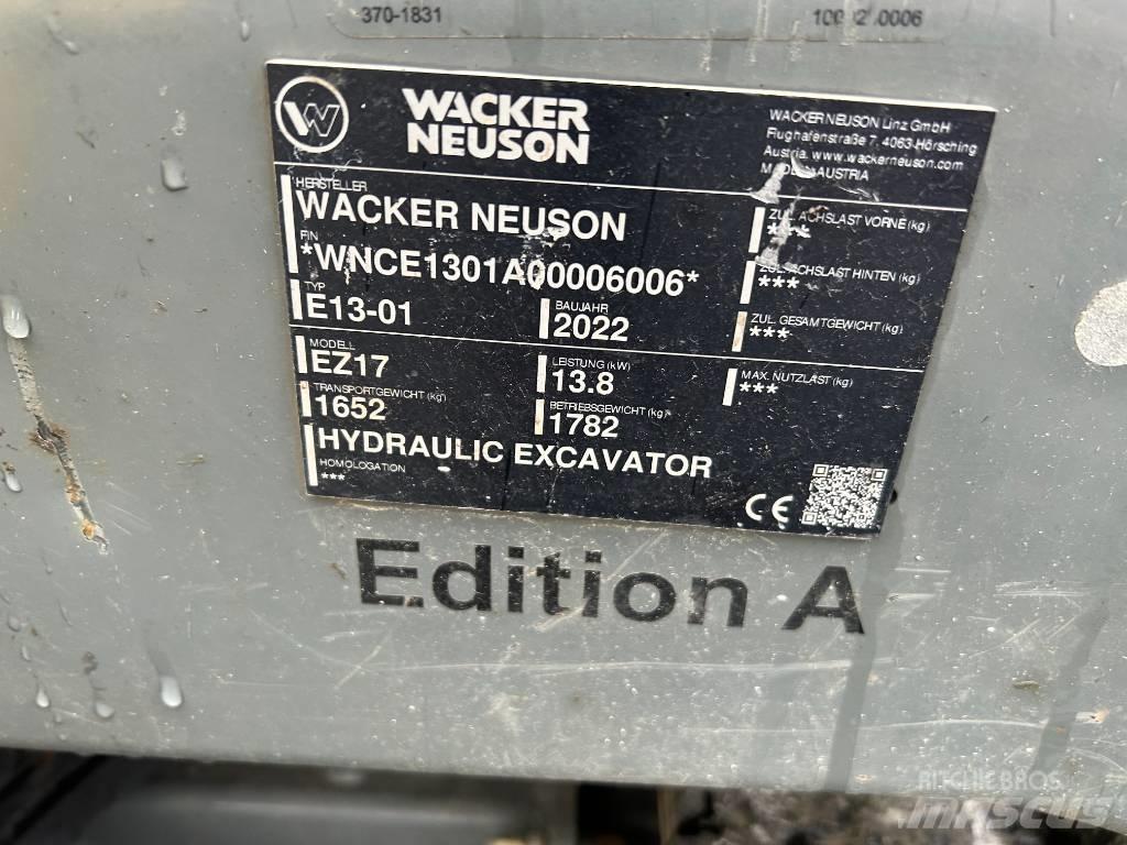 Wacker Neuson EZ17 Гусеничні екскаватори