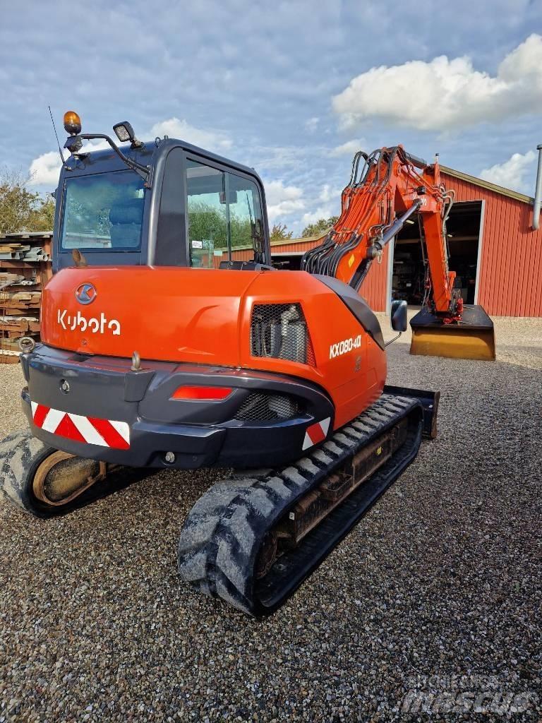 Kubota KX080-4 Міні-екскаватори < 7т