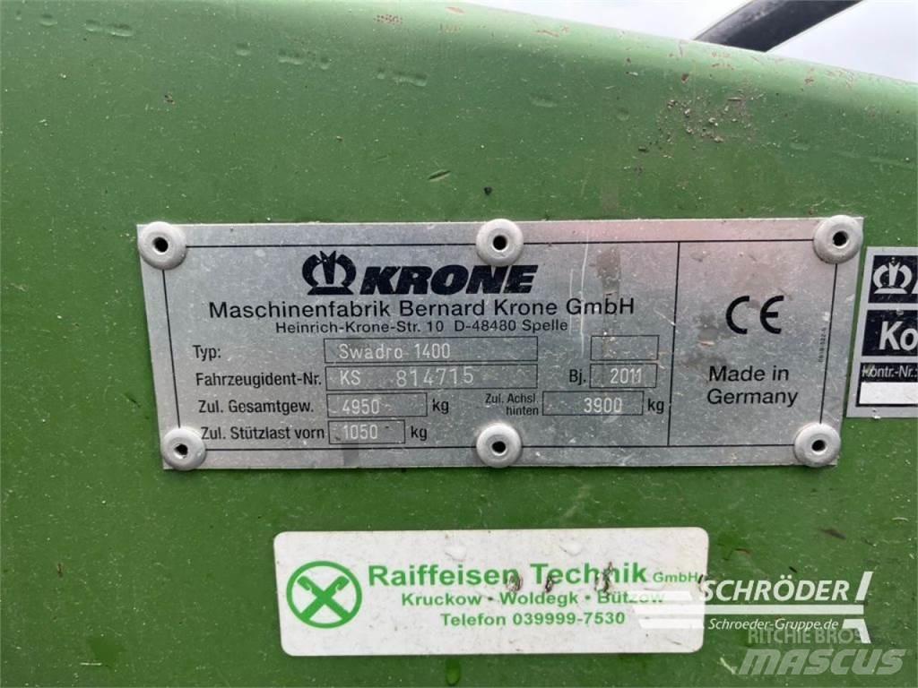 Krone SWADRO 1400 Рядкові жатки