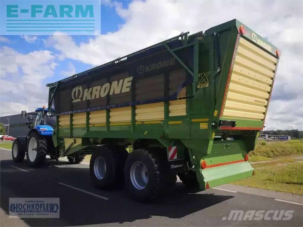 Krone tx 460 Причепи перевантажувачі зерна