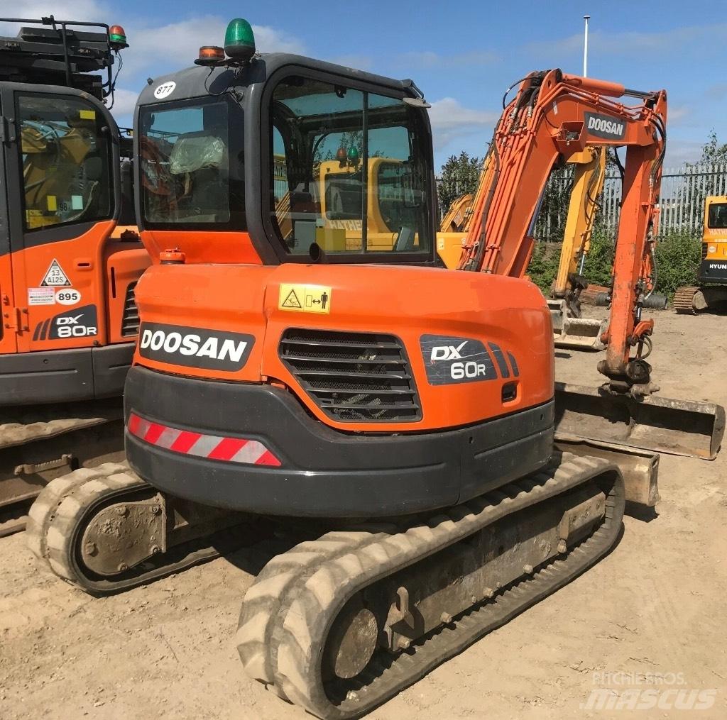 Doosan DX 60 R Міні-екскаватори < 7т