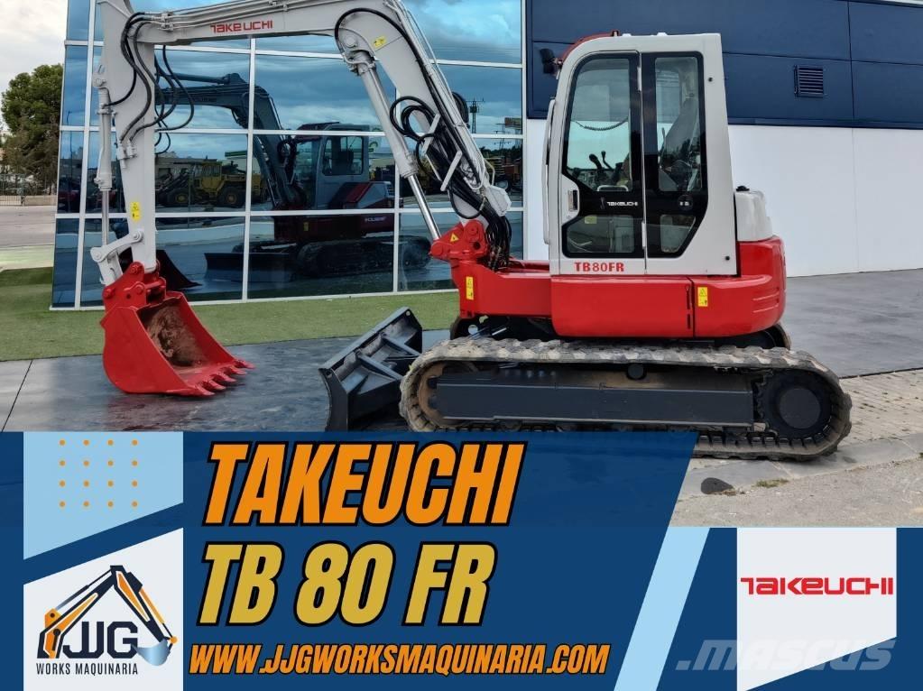 Takeuchi TB 80 FR Середні екскаватори 7т. - 12т.