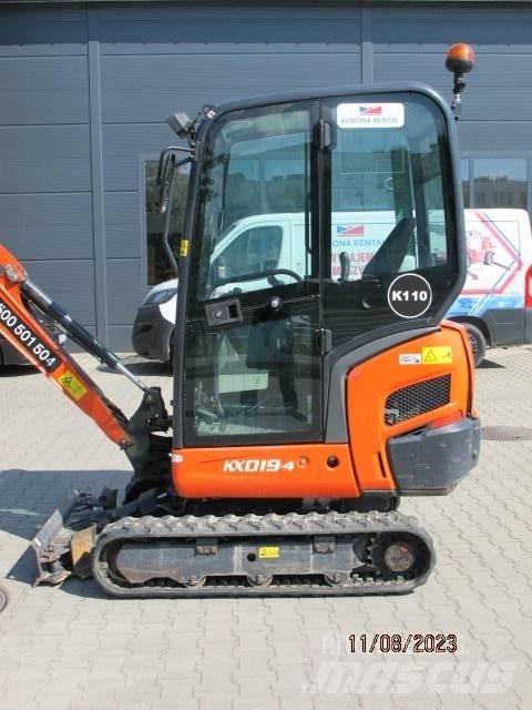 Kubota KX 019-4 Міні-екскаватори < 7т