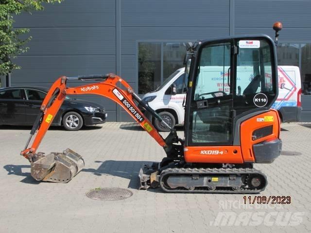 Kubota KX 019-4 Міні-екскаватори < 7т