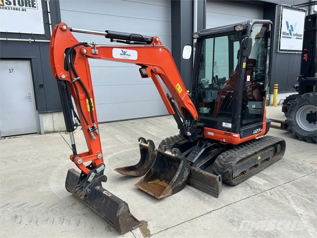 Kubota U27-4 (9691) Міні-екскаватори < 7т