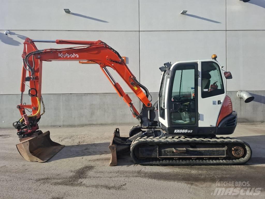 Kubota KX 080-3 Середні екскаватори 7т. - 12т.