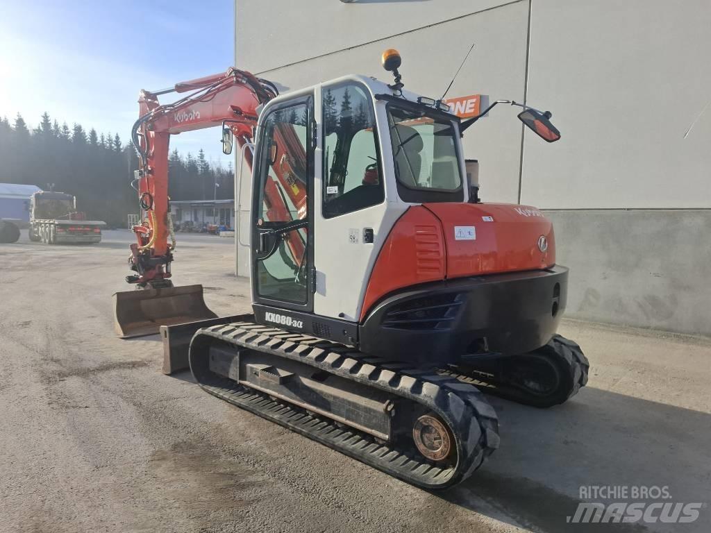 Kubota KX 080-3 Середні екскаватори 7т. - 12т.
