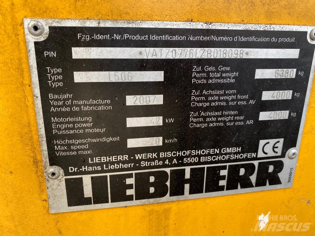 Liebherr 506 Stereo Фронтальні навантажувачі