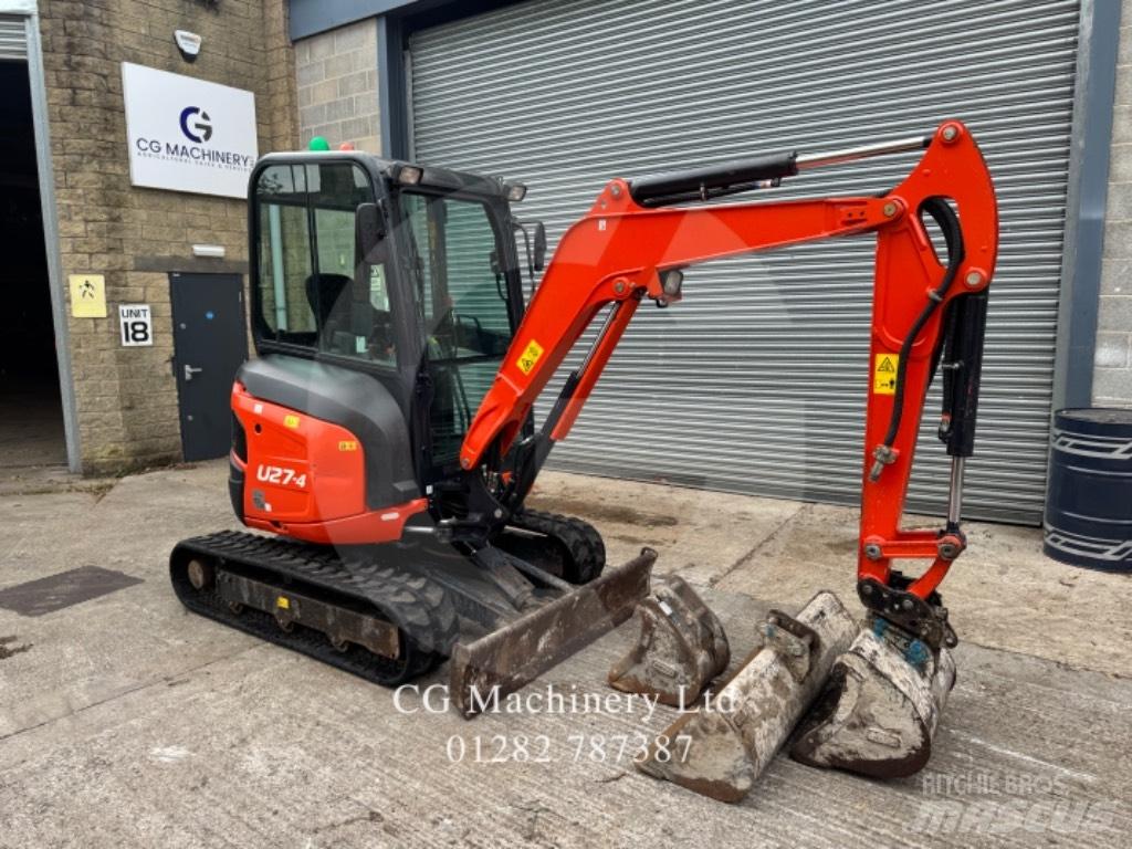Kubota U 27-4 Міні-екскаватори < 7т
