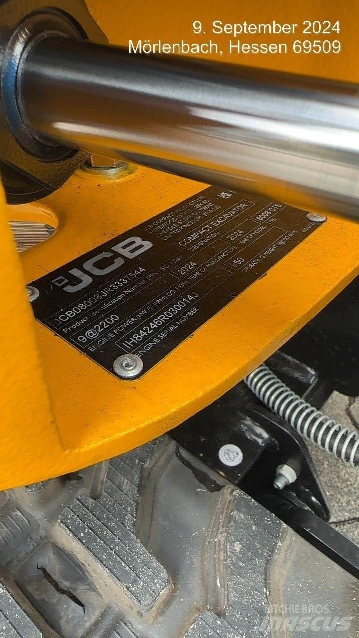 JCB 8008CTS Міні-екскаватори < 7т