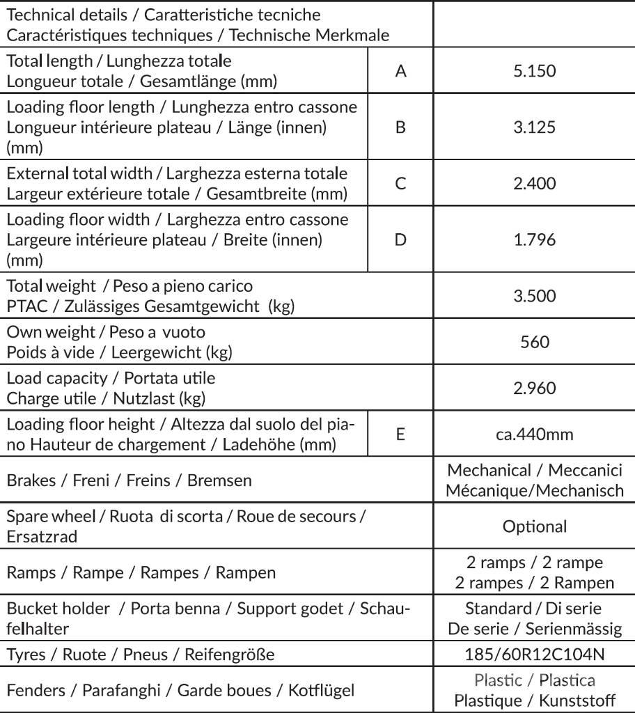 CLM ALUMINIUM FLY 35 Легкі причепи
