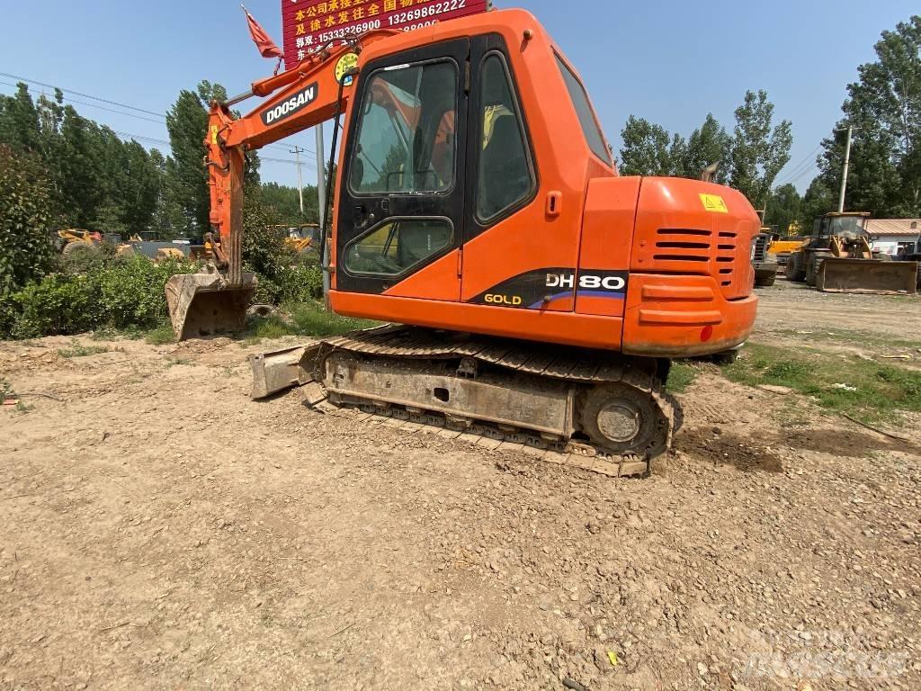 Doosan DH80 Міні-екскаватори < 7т
