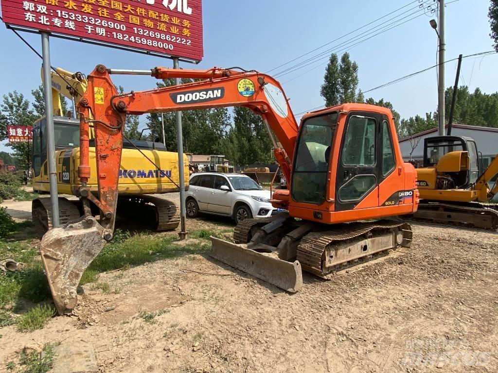 Doosan DH80 Міні-екскаватори < 7т