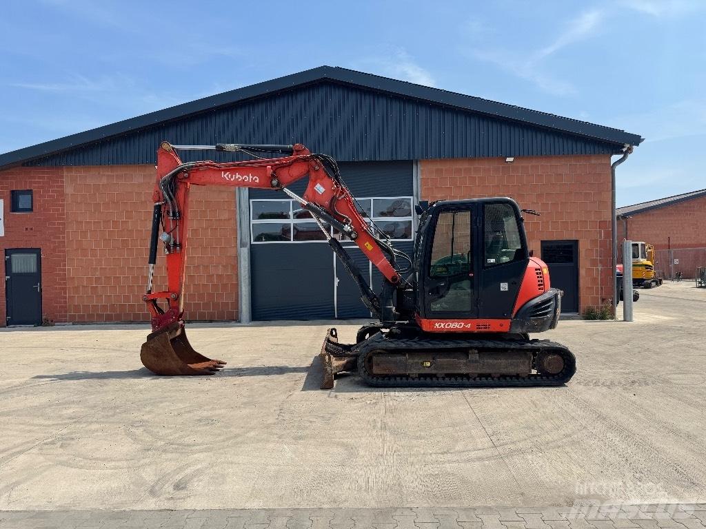 Kubota KX 080-4 Середні екскаватори 7т. - 12т.