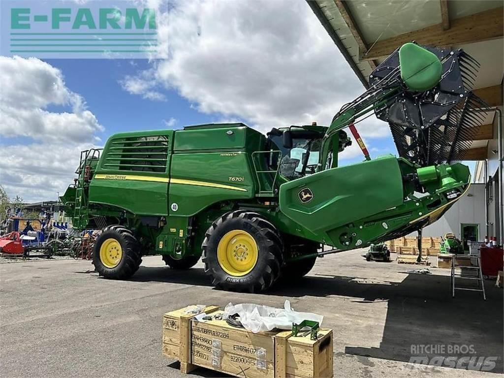 John Deere t670 hm Зернозбиральні комбайни