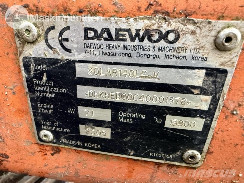 Daewoo Solar LCV Гусеничні екскаватори