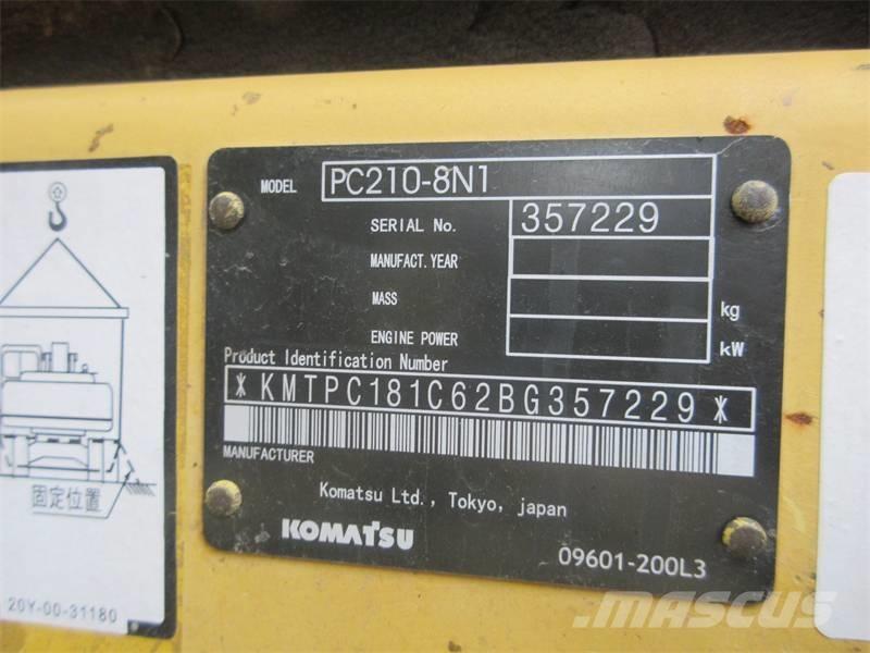 Komatsu PC 210 LC-8 Гусеничні екскаватори
