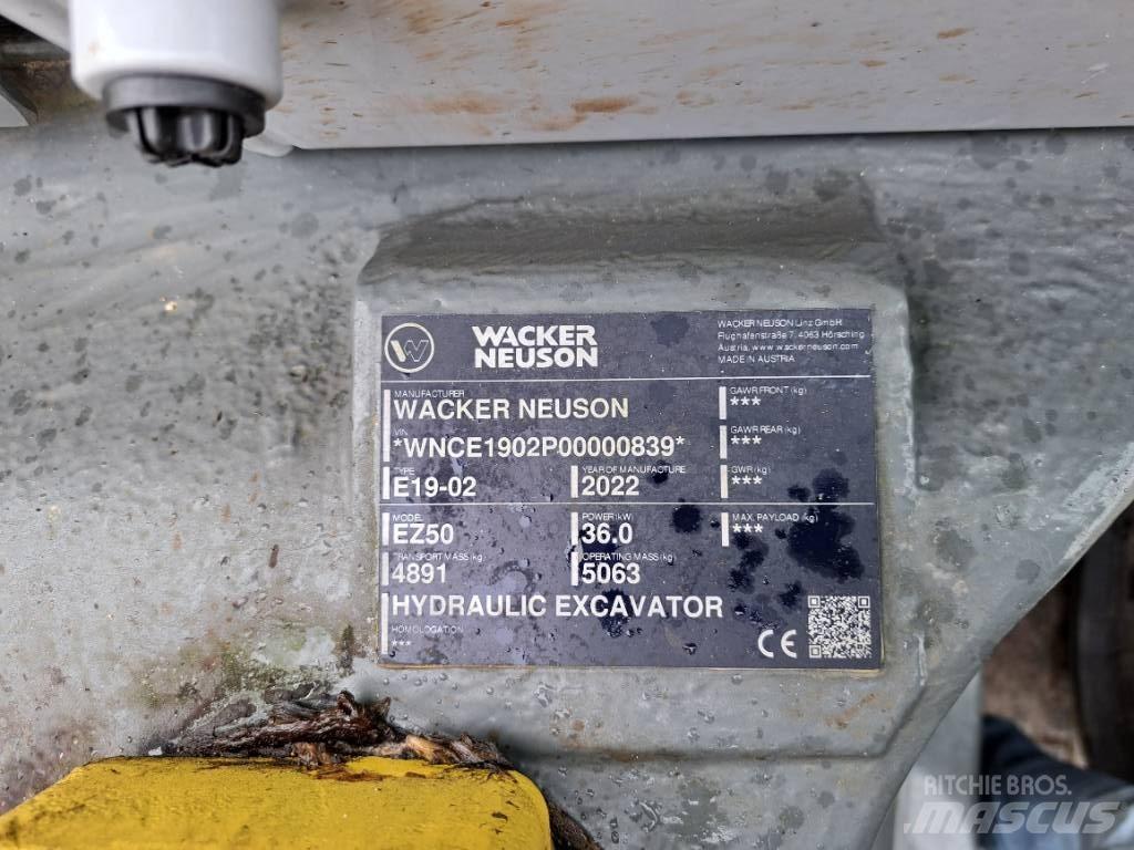 Wacker Neuson EZ50 Гусеничні екскаватори