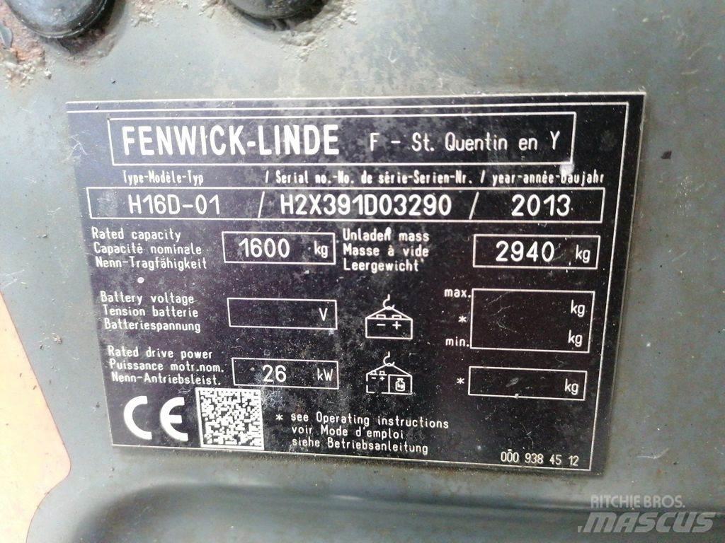 Linde H16D-01 Дизельні навантажувачі