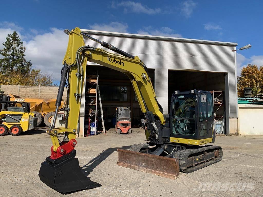 Kubota KX080-4@ Середні екскаватори 7т. - 12т.