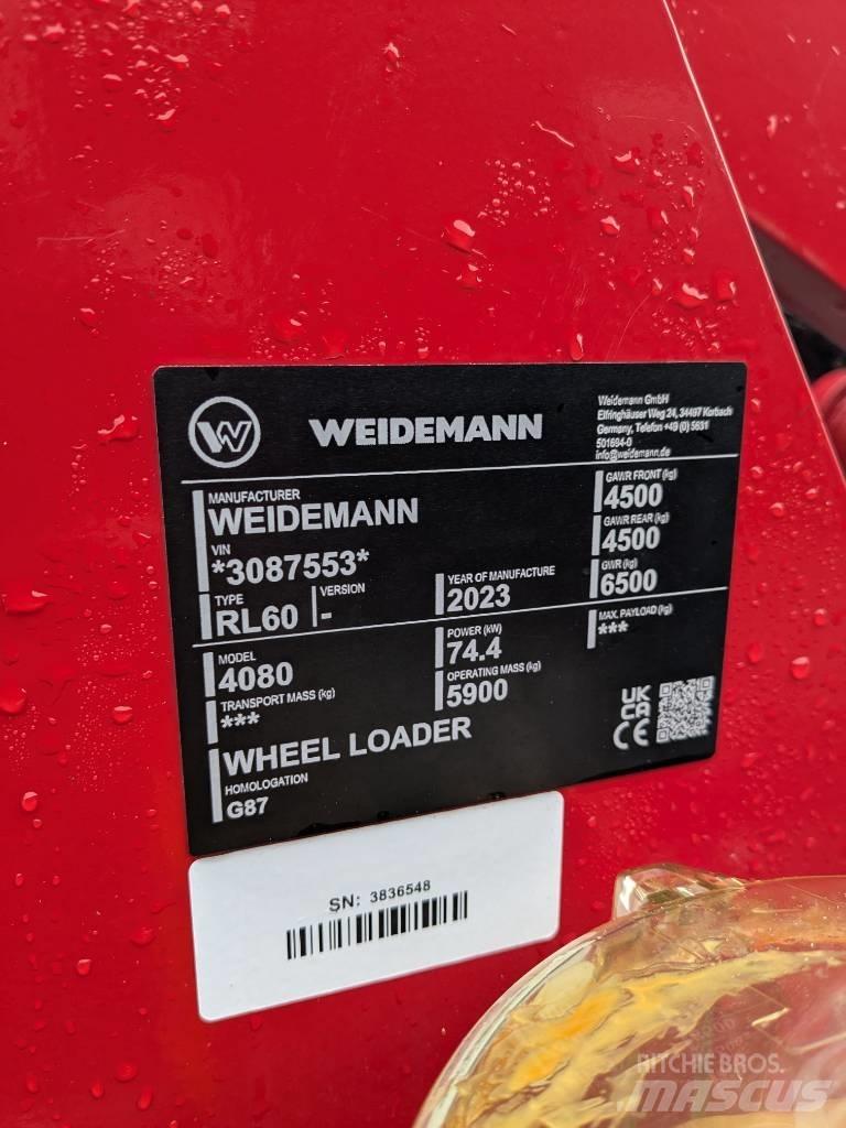 Weidemann 4080 Фронтальні навантажувачі