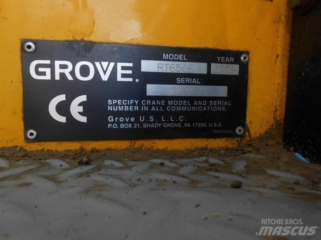 Grove RT 650 E автокрани всюдиходи