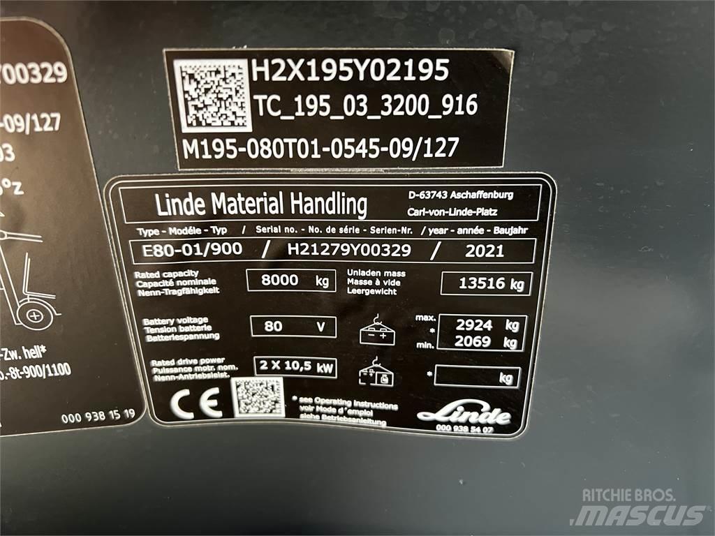 Linde E80/900 Електронавантажувачі