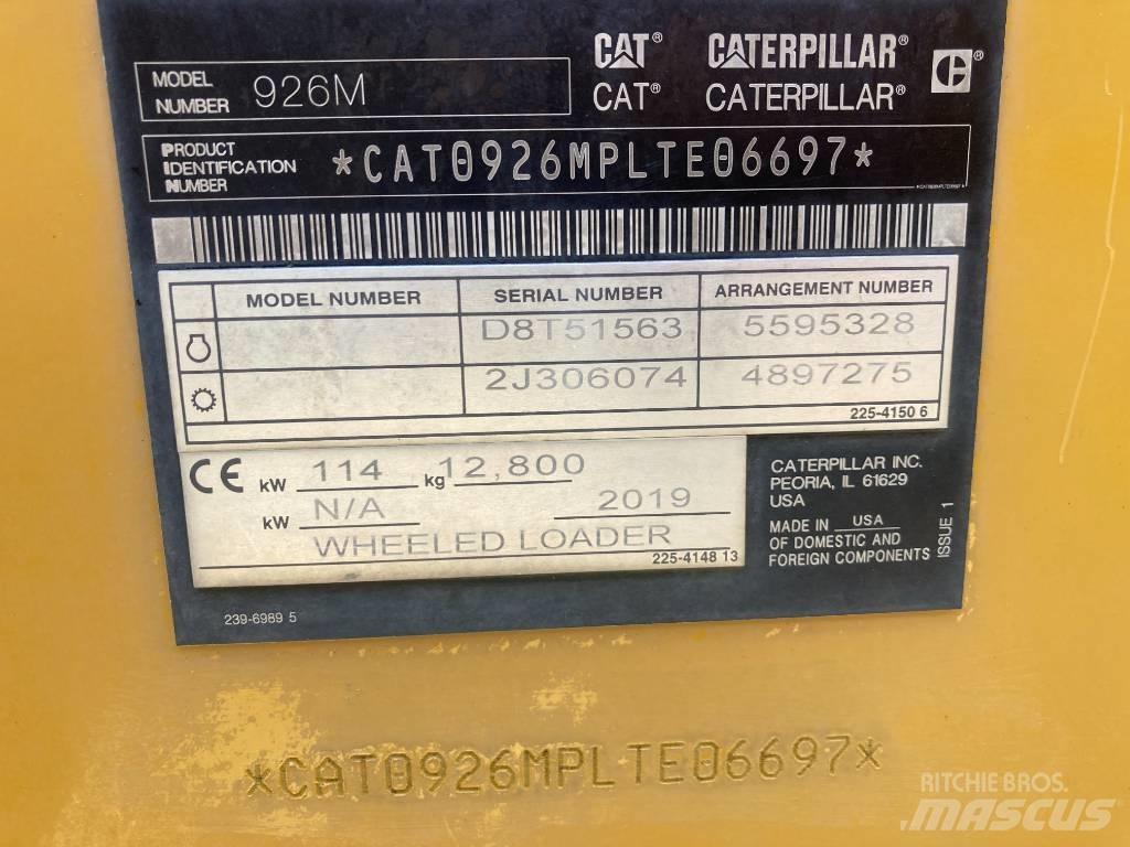 CAT 926M Фронтальні навантажувачі