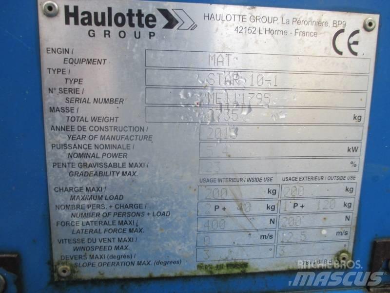 Haulotte Star 10 Вертикальні щоглові підйомники