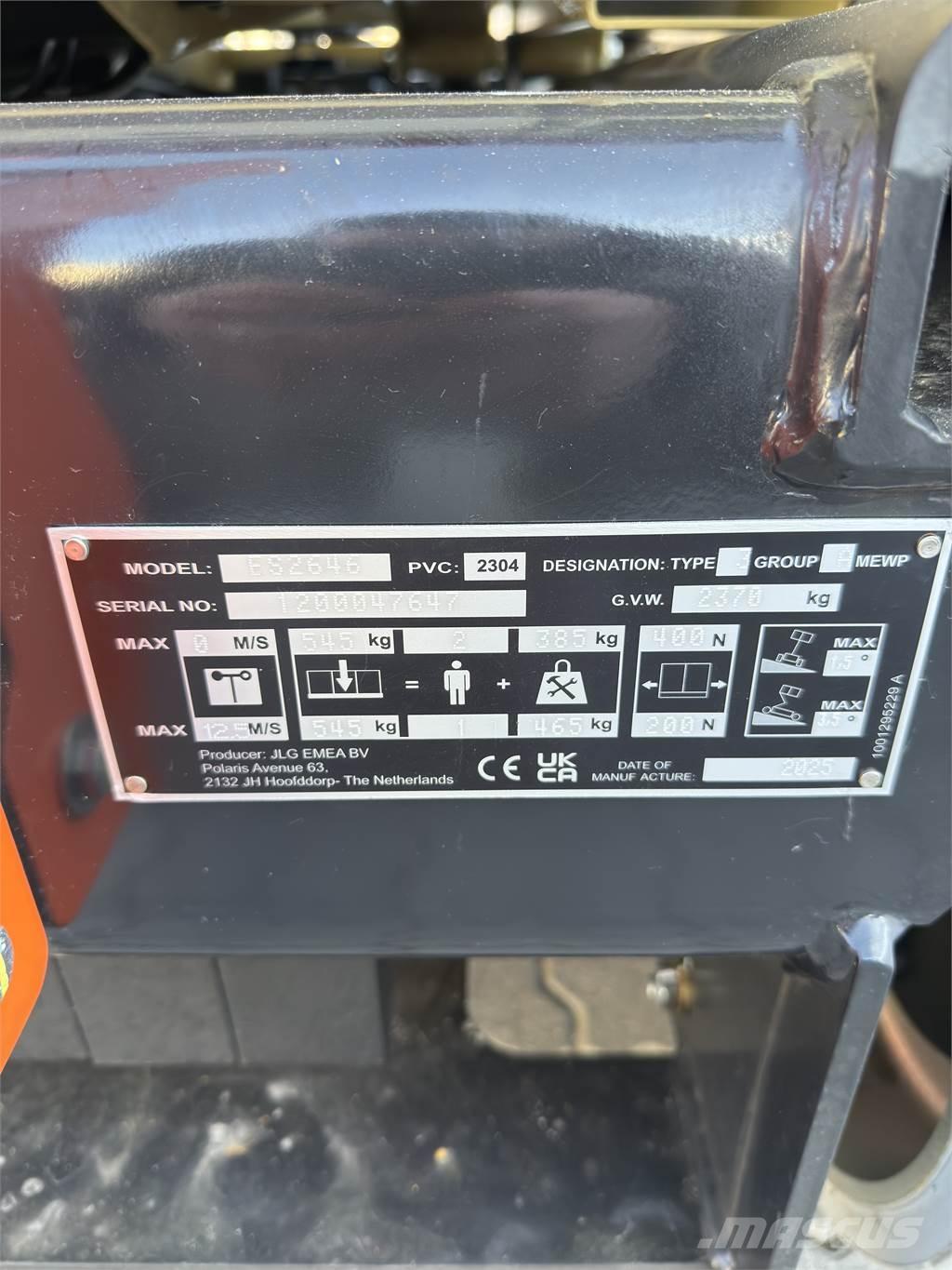 JLG ES2646 Підйомники-ножиці