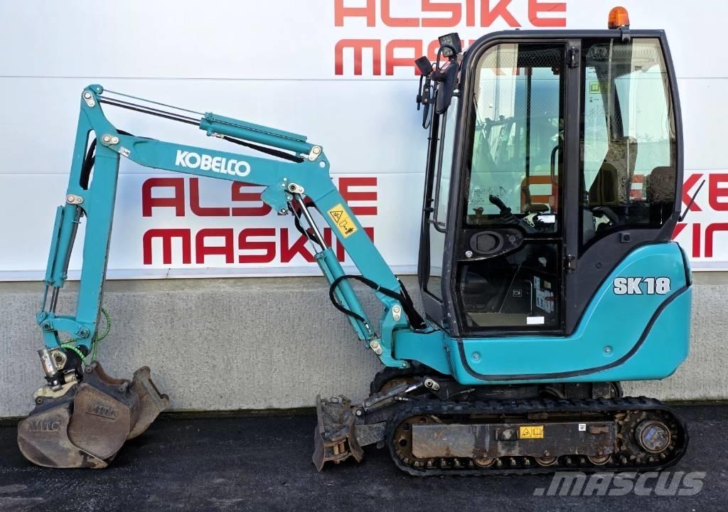Kobelco SK 18 Міні-екскаватори < 7т
