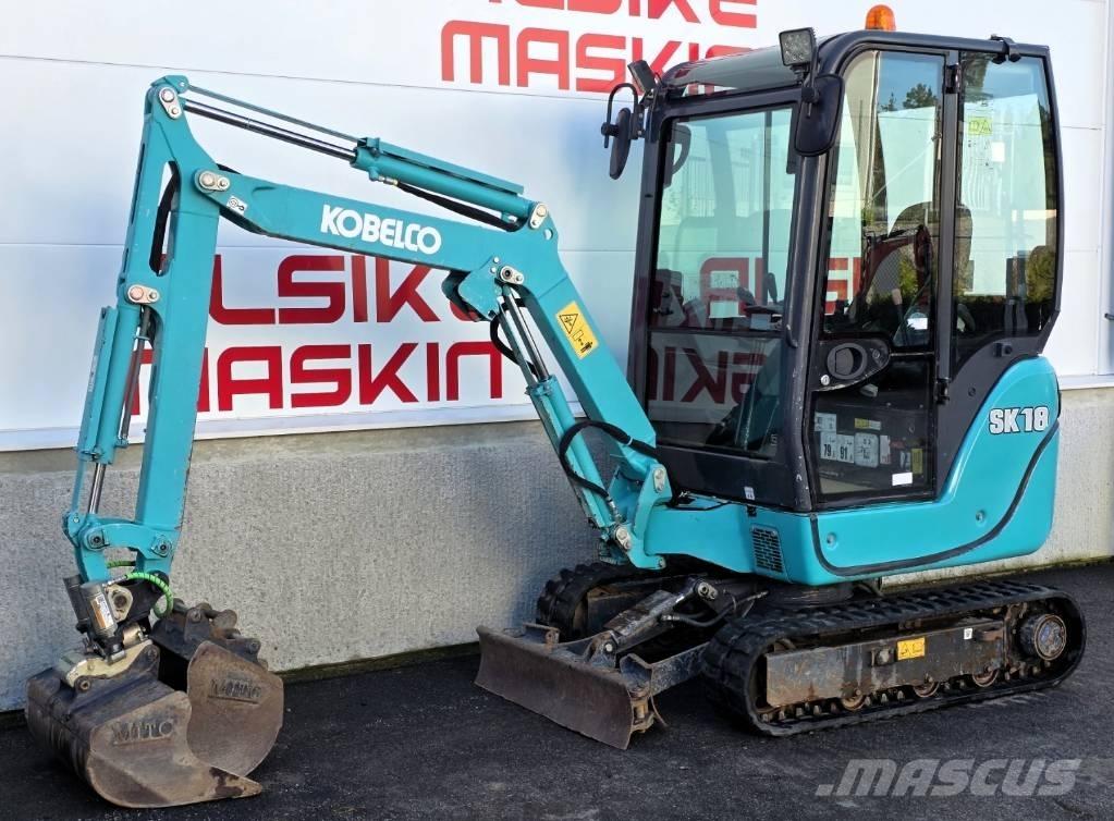 Kobelco SK 18 Міні-екскаватори < 7т