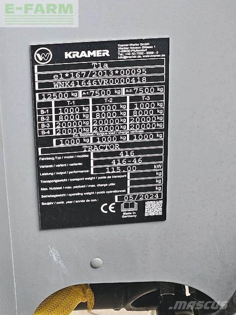 Kramer kt559 Телескопічний навантажувач