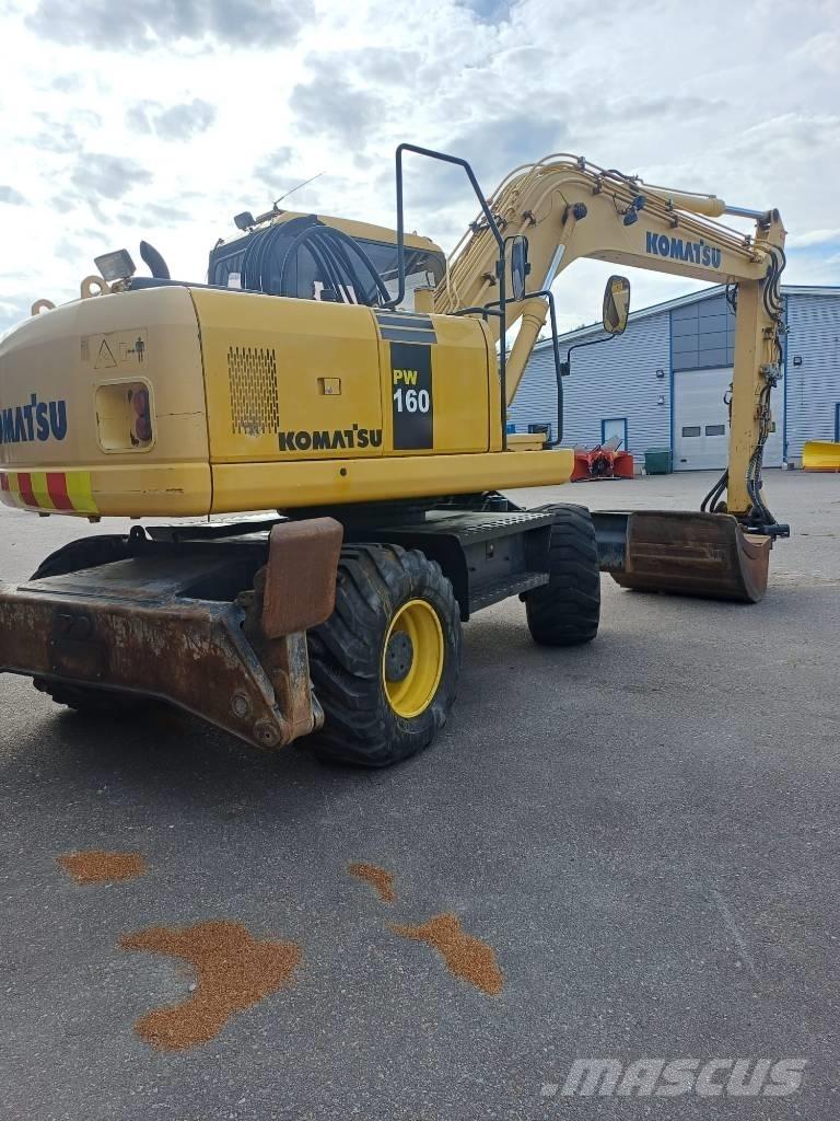 Komatsu PW 160-7-4x4 Колісні екскаватори