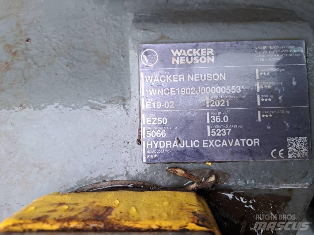 Wacker Neuson EZ50 Гусеничні екскаватори