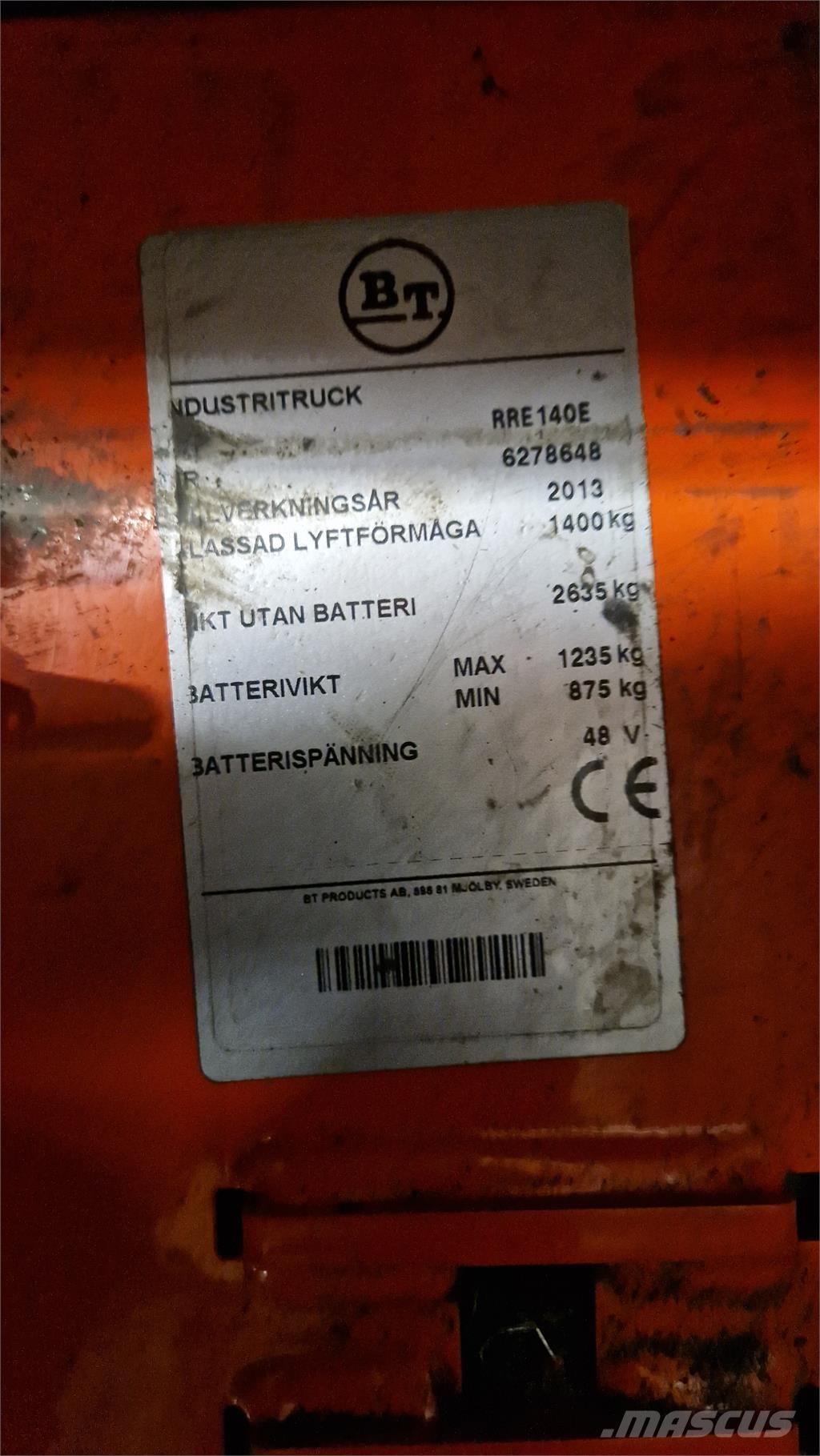 BT RRE140E Річ-трак із високим підйомом