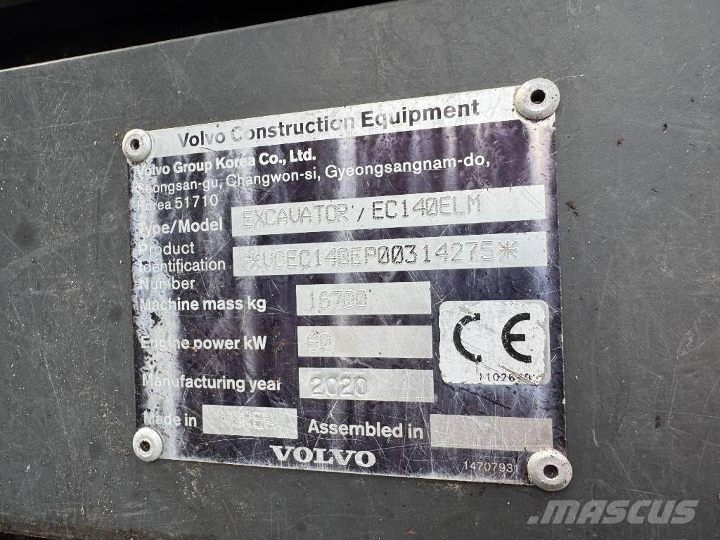 Volvo EC 140 ELM Гусеничні екскаватори