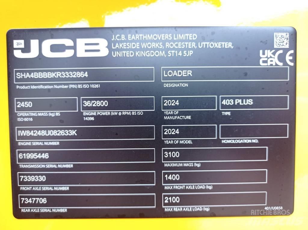 JCB 403 Багатофункціональне обладнання для вантажних і землекопальних робіт