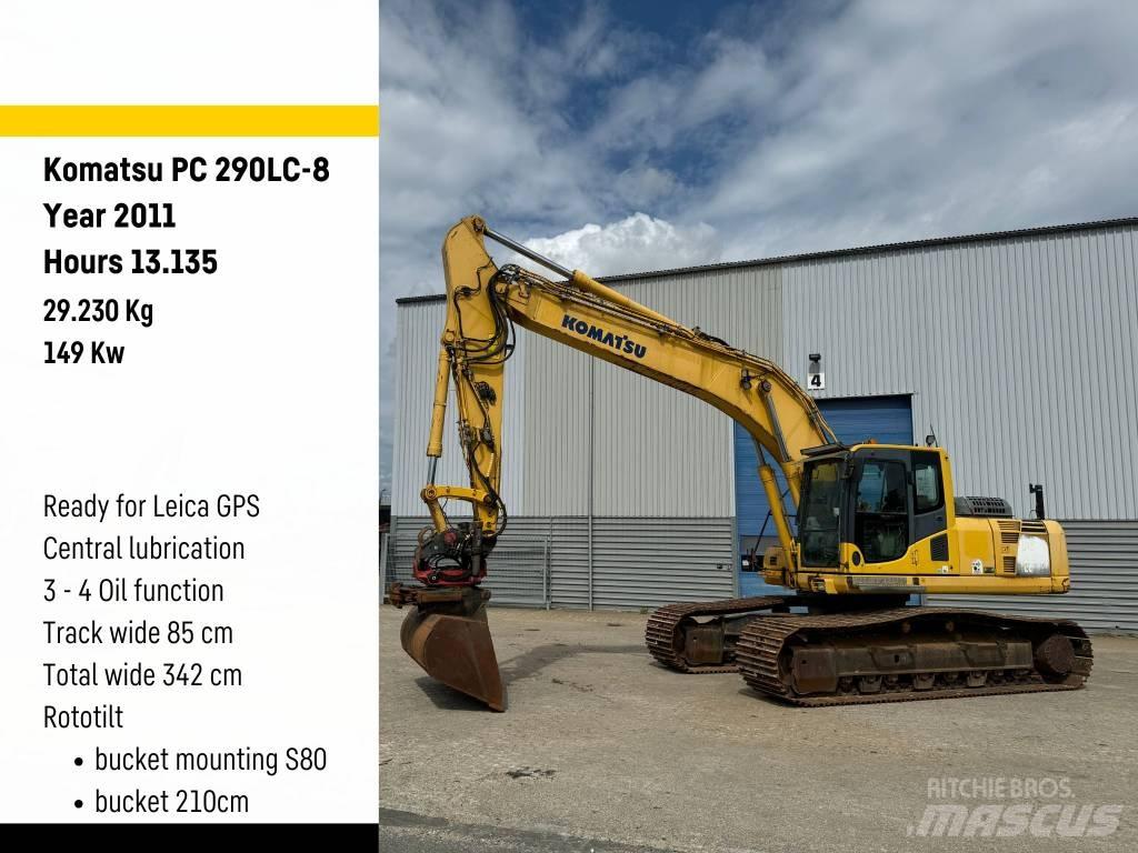 Komatsu PC 290 LC-8 Гусеничні екскаватори