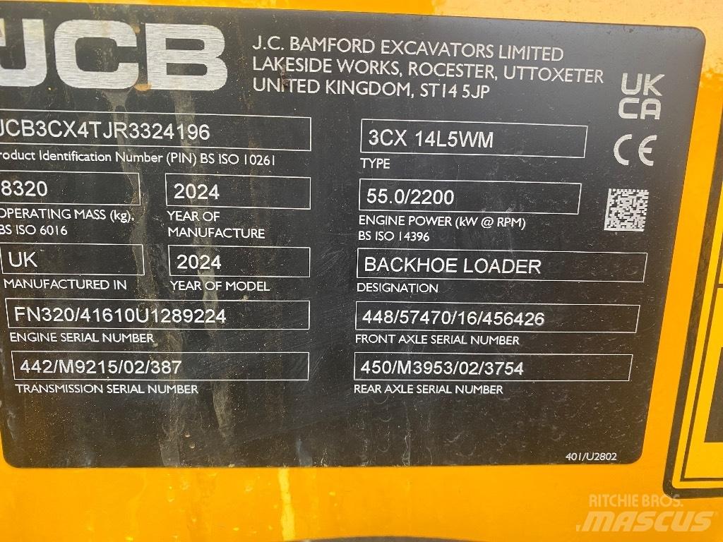 JCB 3 CX 14 Екскаватори-навантажувачі