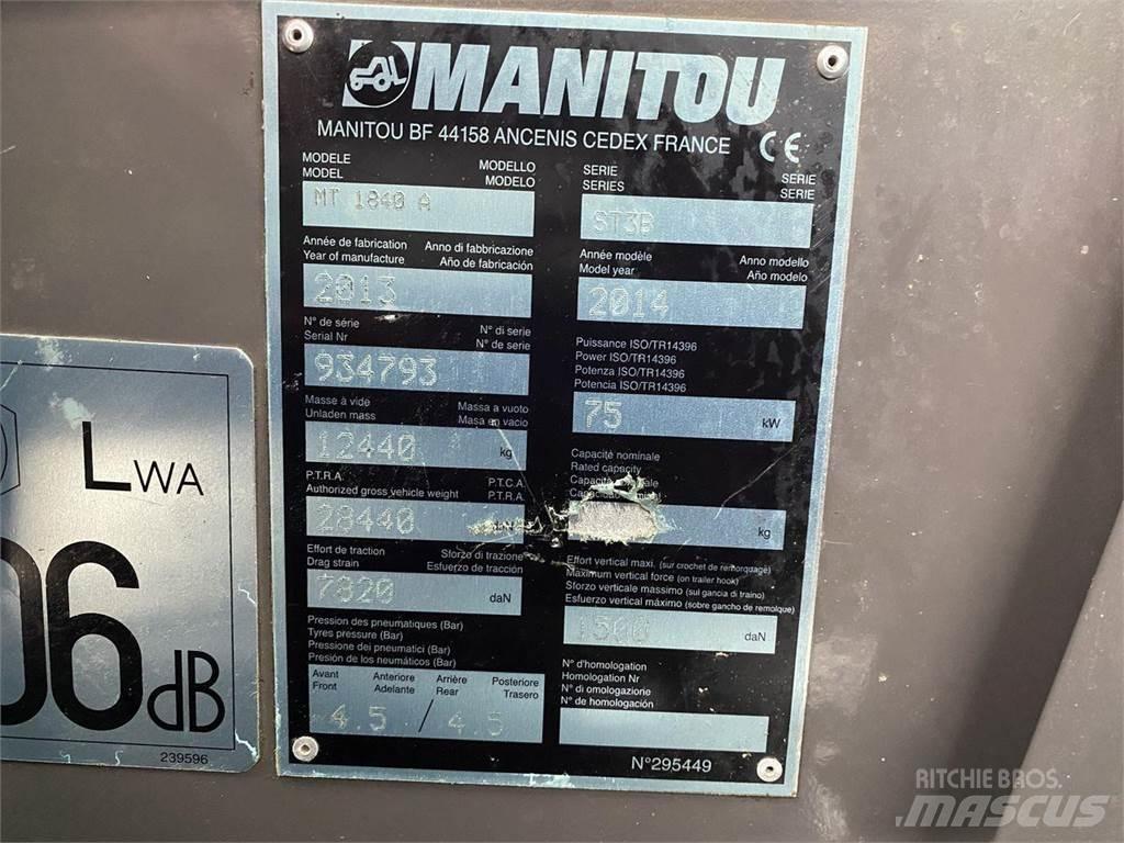 Manitou MT1840A Телескопічні навантажувачі