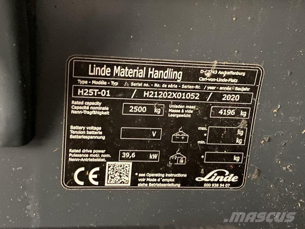 Linde H25T-01 Газові навантажувачі