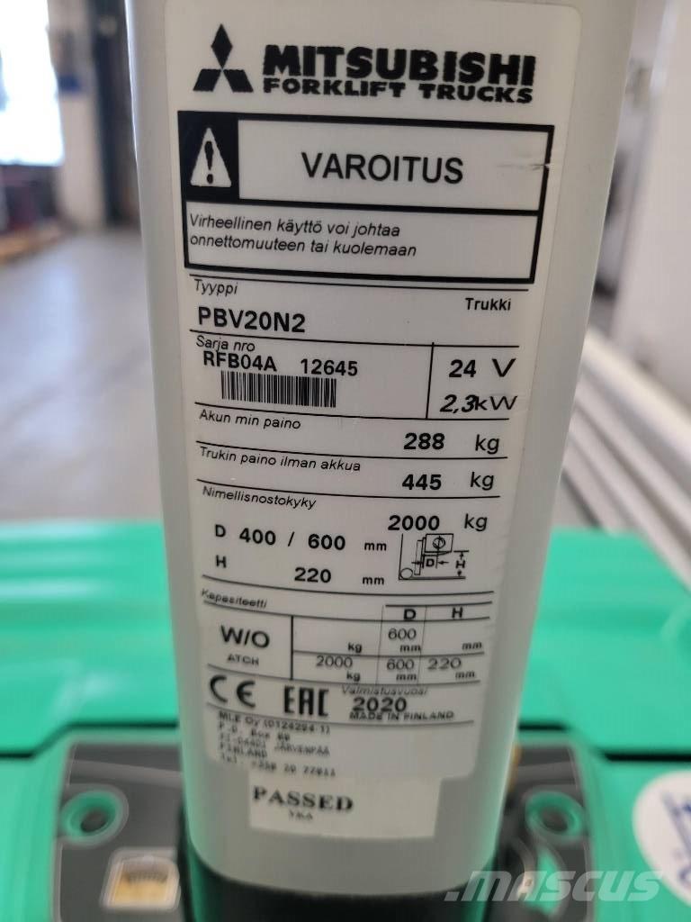 Mitsubishi PBV 20 N2 Візки для перевезення піддонів