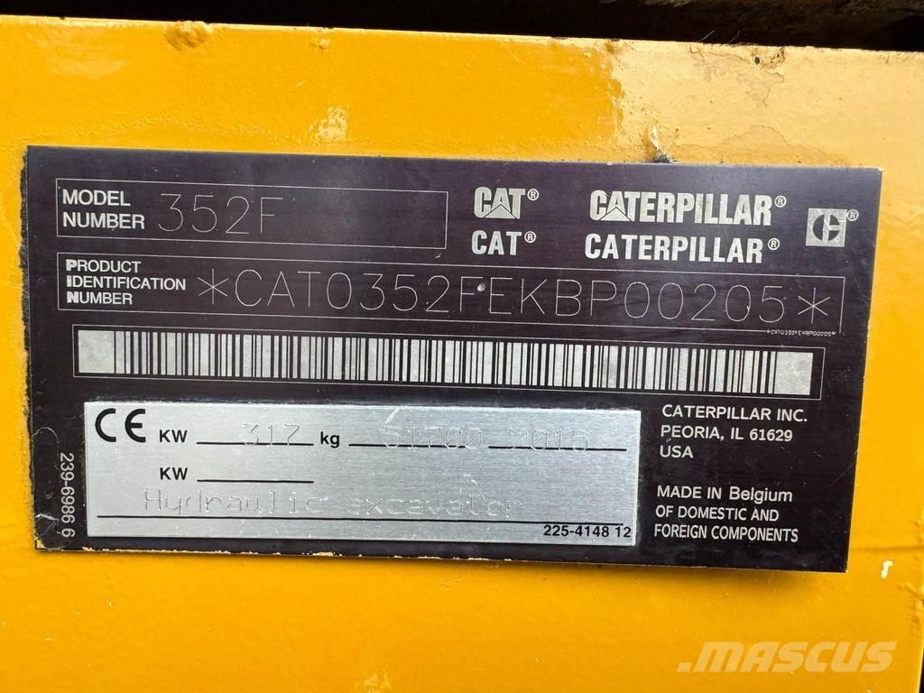 CAT 352F Гусеничні екскаватори
