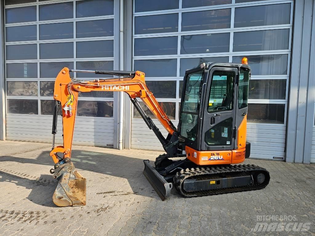 Hitachi ZX26U-6 Міні-екскаватори < 7т