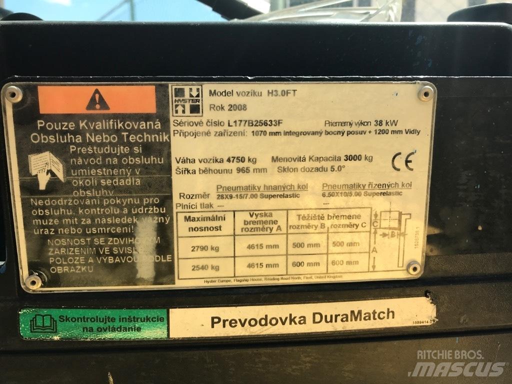 Hyster H 3.00 FT Газові навантажувачі