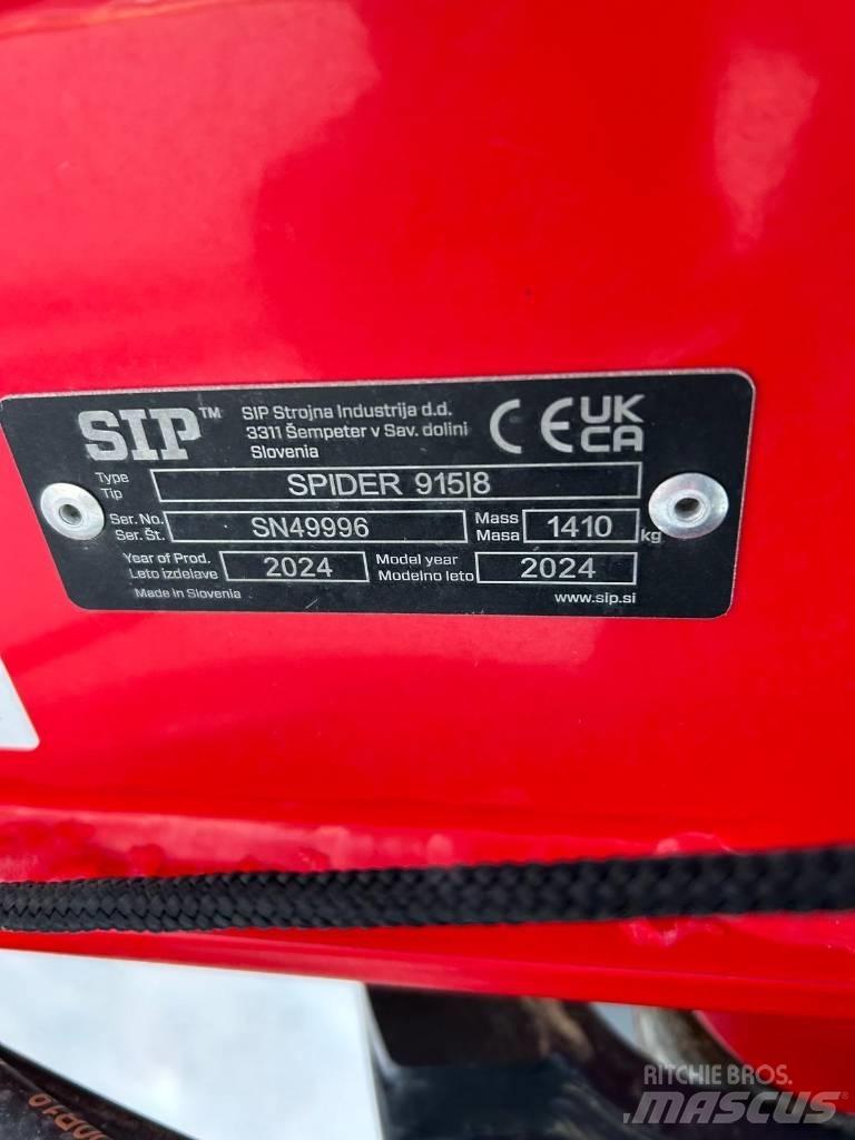 SIP Spider 915/8 Граблі і сінозворушувачі