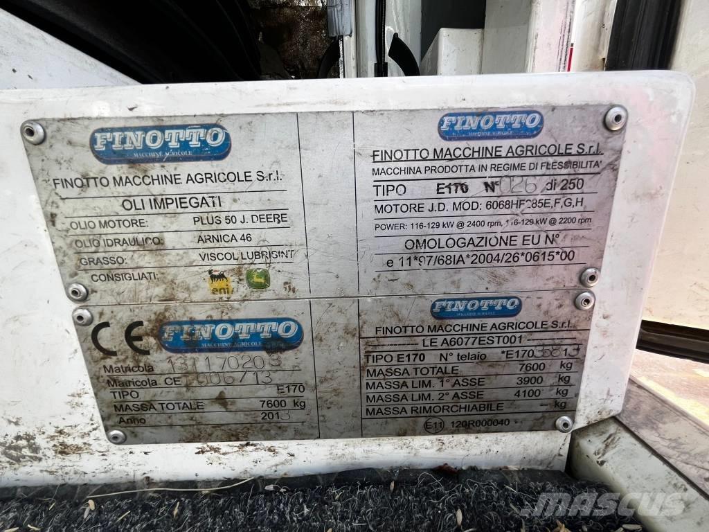 Finotto E170 Самохідні обприскувачі