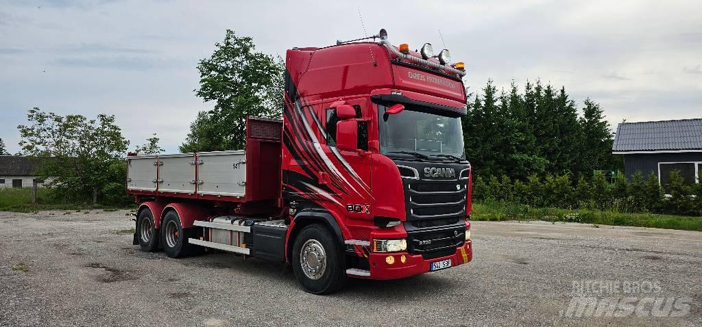 Scania R 730 Вантажівки з гаковим підйомом